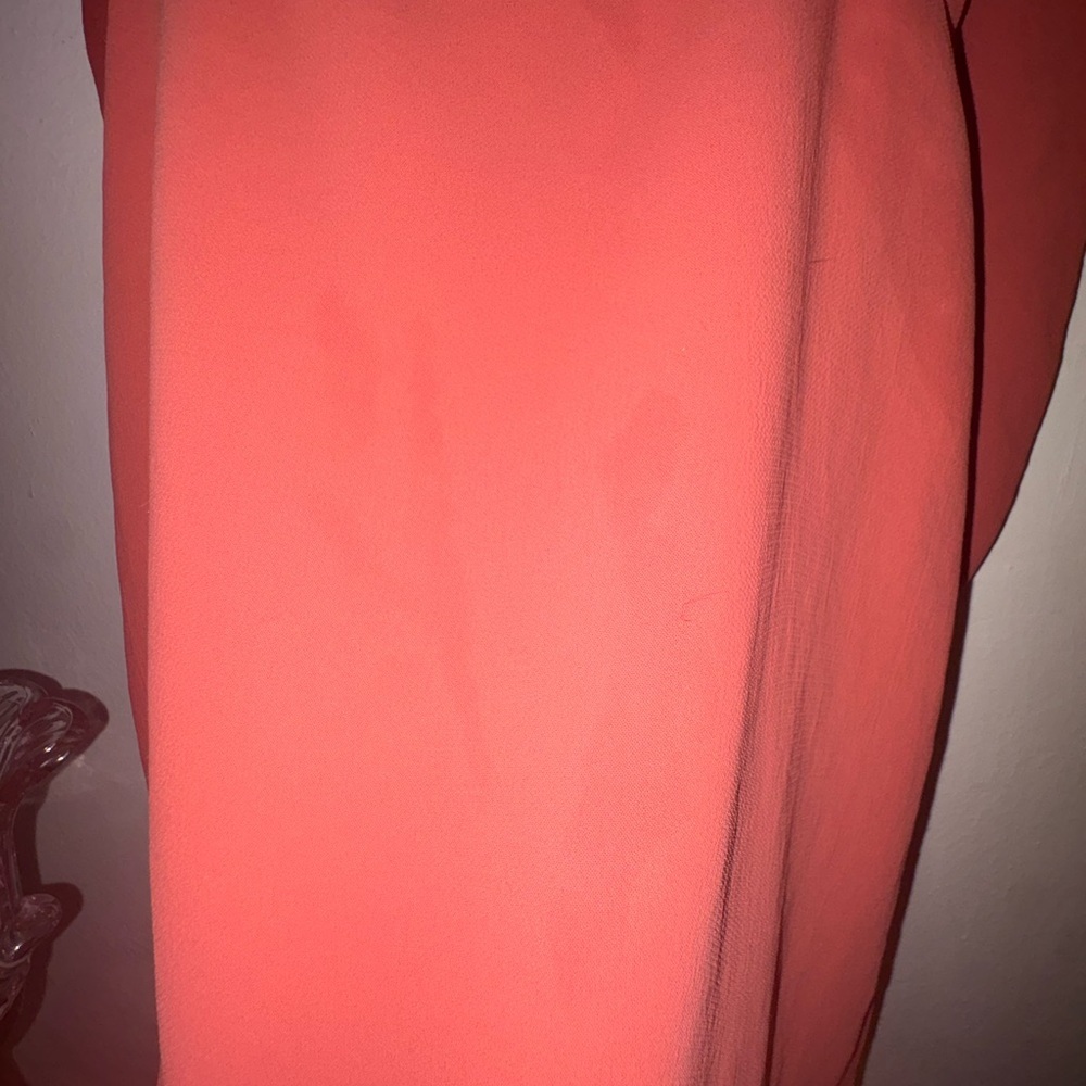 Wilfred Aritzia Rust Satin Mini Dress Size 4 🤎 Soft Luxury Minimal Chic - Picture 5 of 7